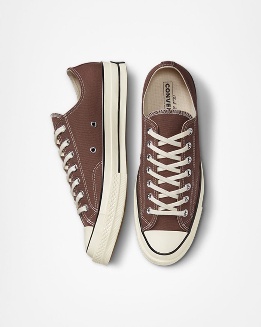 Converse Chuck 70 Vintage Canvas Sneakers Laag Dames Bruin Zwart | NL SHQ9274